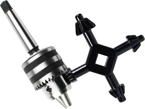 4 في 1 وجع مفتاح Chuck Chuck ، 1/4 "3/8" 1/2 "5/8" مفتاح تشاك للضغط على الحفر ، خطيفة الحفر الكهربائية ، متوافقة مع Press Press & Power Tool chucks (Black) in Saudi Arabia