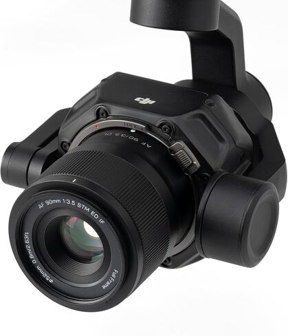 VILTROX 90mm F3.5 DL Lens, AF 90mm f/3.5 DL Medium Telephoto Lens for DJI DL Ecosystem, Auto Focus Lens for DJI Inspire 3, Ronin 4D, Zenmuse X9-8K Air Gimbal Aerial Camera in Saudi Arabia