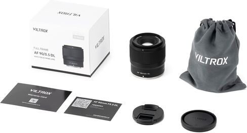 VILTROX 90mm F3.5 DL Lens, AF 90mm f/3.5 DL Medium Telephoto Lens for DJI DL Ecosystem, Auto Focus Lens for DJI Inspire 3, Ronin 4D, Zenmuse X9-8K Air Gimbal Aerial Camera in Saudi Arabia