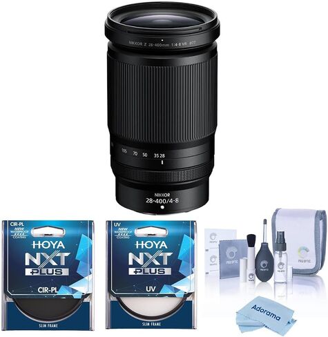 Nikon Nikkor Z 28-400mm F/4-8 VR عدسة ، حزمة مع مجموعة مرشح عدسة UV NXT 77MM in Saudi Arabia