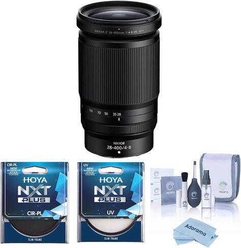 Nikon Nikkor Z 28-400mm F/4-8 VR عدسة ، حزمة مع مجموعة مرشح عدسة UV NXT 77MM in Saudi Arabia