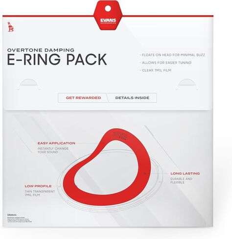 Evans 1 Inch E-Ring 10 Pack, 10 Inch in Saudi Arabia