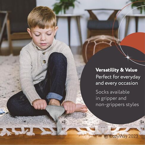 CozyWay Baby & Toddler Socks Ankle Comfy Cotton Socks For Girls and Boys No Show Infant - 12 Pack in Kuwait