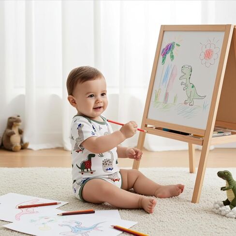 Patpat Baby Bodysuits SuperSoft Bamboo Viscose - أحذية قصيرة الأولاد والبنات - حزمة ملابس للجنسين الولادة حديثي الولادة in Kuwait