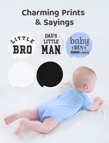 Patpat Baby Bodysuits SuperSoft Bamboo Viscose - أحذية قصيرة الأولاد والبنات - حزمة ملابس للجنسين الولادة حديثي الولادة in Kuwait