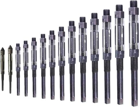 1PC Adjustable Hand Reamer HSS Size Range Alloy Steel Reamer Hand Reamer Machine Cutting Tools (10/12/15/17/19/20/21/23/25/26mm)(23-26) in Saudi Arabia
