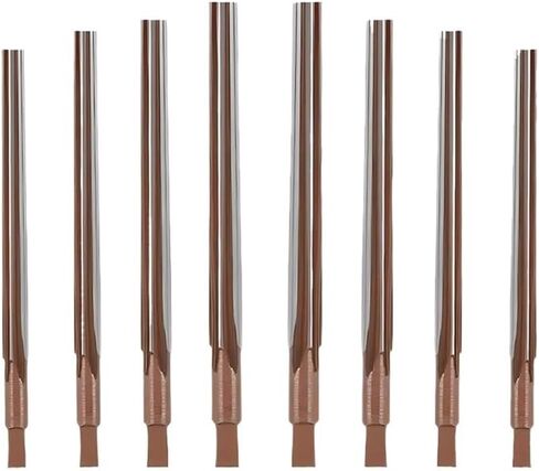 1: 50 Straight Groove Hand Reamer High Speed Steel Conical Pin Extended Reamers 3.0-16.0mm for Wood Aluminium Alloy(25mmX245mm) in Saudi Arabia