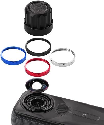 طقم استبدال العدسات لـ Insta360 x5 ، Portbale [1 pcs] غطاء زجاجي بصري مع أداة إزالة + 2 قاعدة سوداء ، تثبيت سهلة ، مجموعة كاميرا واقي العدسة لـ Insta 360 X5 Accessories in Saudi Arabia