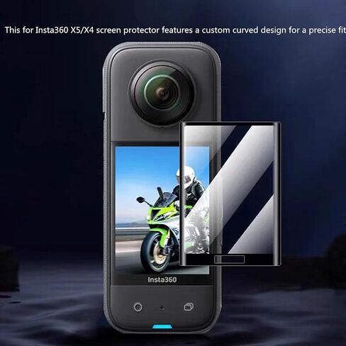 X5 X4 كاميرا إكسسوارات محمية طقم قاعدة السيليكون وقبعة العدسة مع واقي الشاشة لـ Insta360 X5 X4 Action Camera Setcories in Saudi Arabia