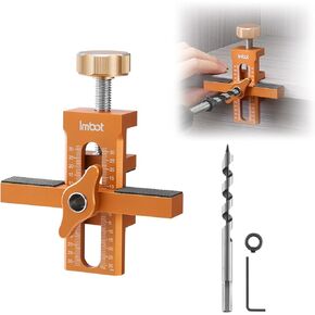 موقع تحديد موقع تثبيت باب الخزانة IMBOT لإعداد سريع ودقيق ， سهولة تعديل سبيكة الألومنيوم متعددة الاستخدامات أداة تحديد مواقع باب الخزانة لتثبيت أبواب الخزانة بدون إطار أو إطار الوجه in Kuwait