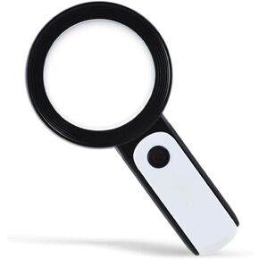 Handheld Magnifying Loupe with LED Magnifier Coins Stamps Seniors(E) in Kuwait