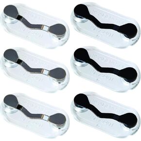 ريدريست حامل نظارات مغناطيسي - حامل شارة الهوية، 3 ستانلس ستيل، 3 كلاسيك اسود in Kuwait