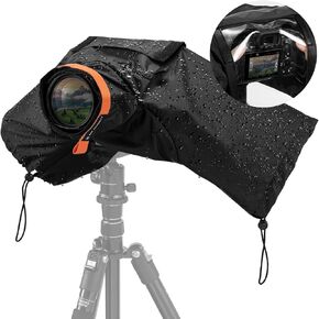 K&F Concept Professional Camera Rain Cover ، معطف المطر المقاوم للماء لكاميرات DSLR والعدسات ، ومواقف كاميرا التصوير الفوتوغرافي. in Kuwait
