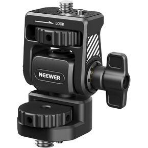 NEEWER Camera Field Monitor Mount Holder Bracket, 360° Swivel 180° Tilt Adjustable with 1/4" & 3/8" Screw Anti Twist Compatible with Atomos Ninja 5" & 7" Compatible with SmallRig Camera Cage, MA022 in Kuwait