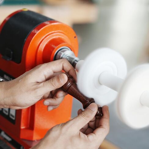 Woodworking Lathe Buffing System MT2 Mandrel,3-Step Buffing Wheel Kits 8 inch with 3pcs Polishing Cutting Compounds. in Saudi Arabia