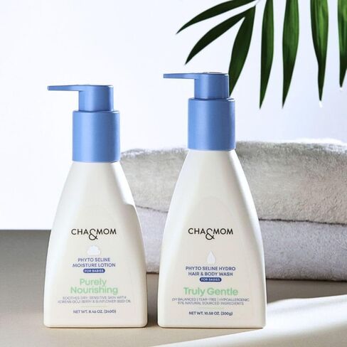 Cha & Mom وجهاً لوجه من العناية بالبشرة الكورية-Hypoallergenic ، قائم على النباتات ، وغسل الشعر الطبيعي ، 10.58 أوقية in Kuwait