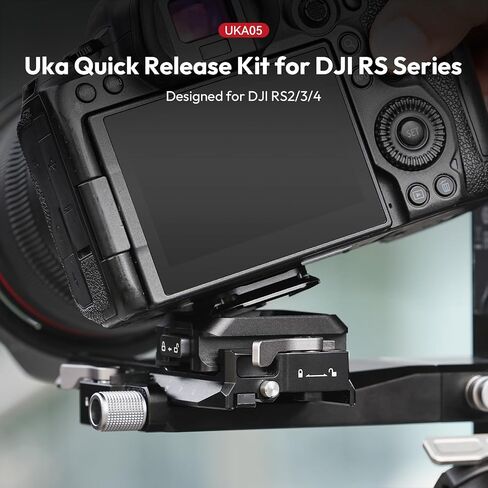 Ulanzi Uka Stabilizer Quick Kit مع لوحة QR ، متوافقة مع Rs 2 و Rs 3 و Rs 3 Pro و Rs 4 و Rs 4 Pro و Rs 4 Mini in Saudi Arabia