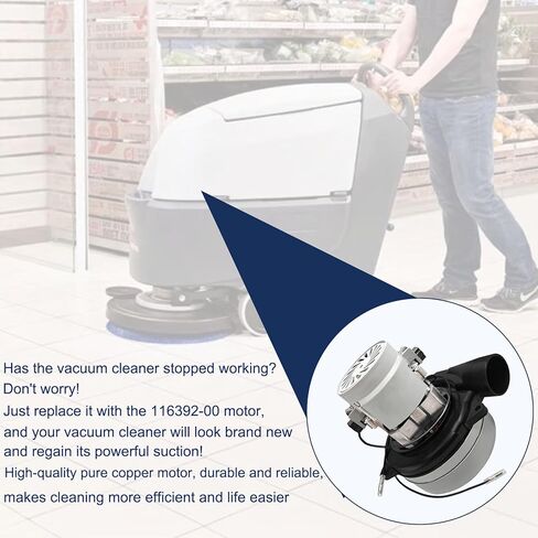 116392-00/116392-01 استبدال منفاخ المحرك المركزي للتفريغ للمنفذ الأميتيك ， 120V 2 مرحلتين 5.7 بوصة محرك مضخة كهربائية مضخة للركوب الفراغ ، ومحركات المتجر الشاغرة لأنظمة الفراغ المركزية in Kuwait