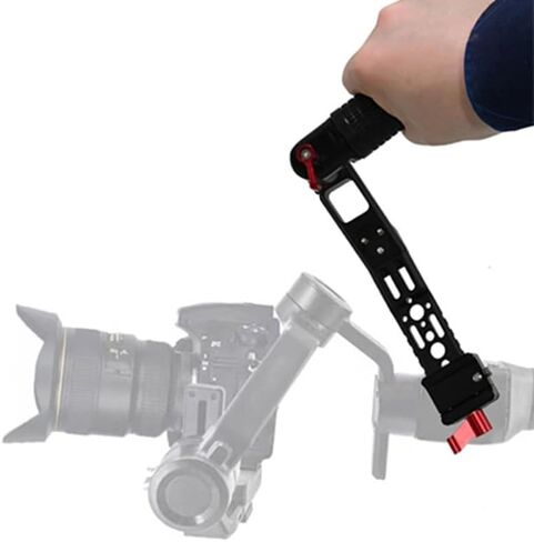 Camera Handle Grip, DSLR Stabilizer Mount, Adjustable Carry Handle for RS2/RS3/RS4 in Saudi Arabia