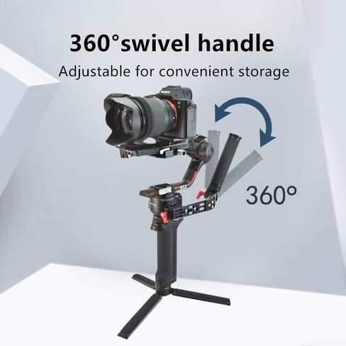 Camera Handle Grip, DSLR Stabilizer Mount, Adjustable Carry Handle for RS2/RS3/RS4 in Saudi Arabia