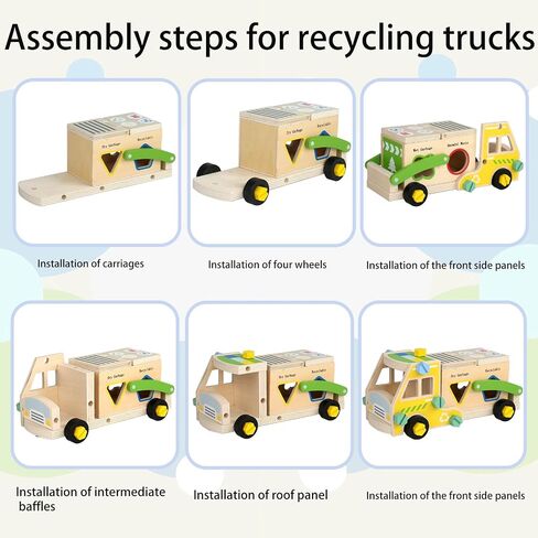 Loveland Wooden Recycling Truck Tuy Thank-Apart Truck Truck Truck in Kuwait