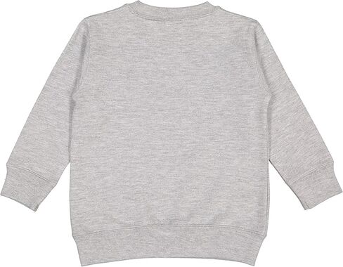 RABBIT SKINS Toddler Fleece Long Sleeve Pullover Sweatshirt, Heather, 5/6 in Saudi Arabia