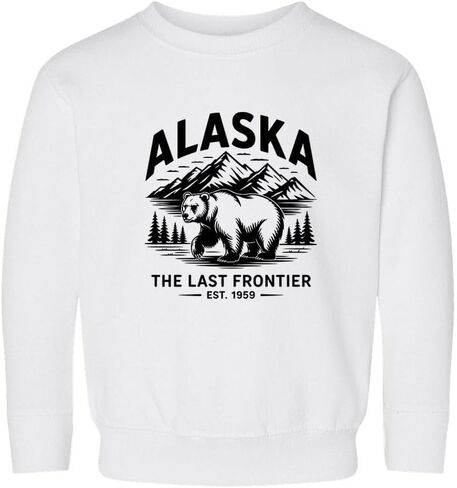 Last Frontier Alaska Kids Sweatshirt Toddler in Saudi Arabia