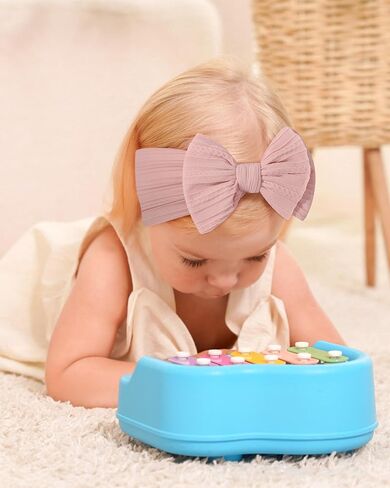 jollybows 3pcs أقواس الطفل نماذج رأس نايلون نايلون طفلة in Saudi Arabia