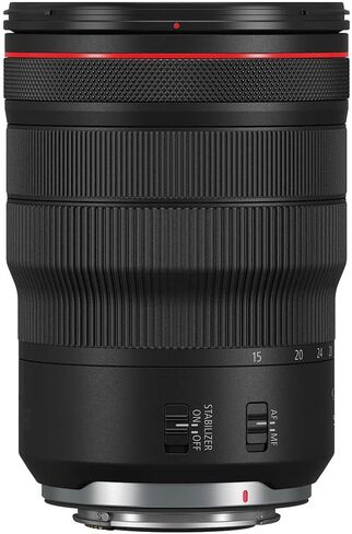 Canon RF 15-35mm f/2.8 L هو عدسة USM-تكبير سريع للغاية مع تثبيت الصور للفيديو وحفلات الزفاف والمناظر الطبيعية والداخلية (3682C002) + 64 جيجابايت بطاقة ذاكرة in Saudi Arabia
