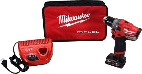 Milwaukee 2504-21XCC 12V Cordless 1/2" Hammer Drill Kit (Battery, Charger, Case) in Saudi Arabia