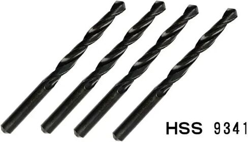 3.1/3.2/3.3/3.4/3.5/3.6/3.7/3.8/3.9/4.0/6/6/7/8/10/11/11MM HSS مستقيم شانك تويست الصلب الكربون البت المعدني (الطول) in Saudi Arabia
