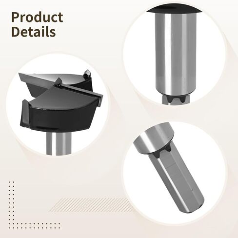 3-Inch Triple-Flute Carbide Drill Bit for Wood and Plastic, High-Density Board Hole Opener in Saudi Arabia