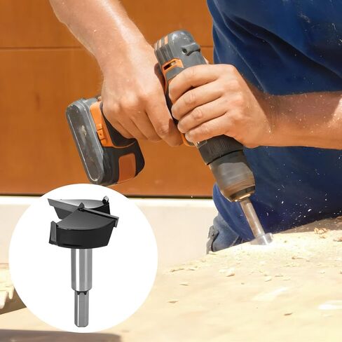 3-Inch Triple-Flute Carbide Drill Bit for Wood and Plastic, High-Density Board Hole Opener in Saudi Arabia