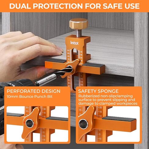موقع تحديد موقع تثبيت باب الخزانة IMBOT لإعداد سريع ودقيق ， سهولة تعديل سبيكة الألومنيوم متعددة الاستخدامات أداة تحديد مواقع باب الخزانة لتثبيت أبواب الخزانة بدون إطار أو إطار الوجه in Kuwait