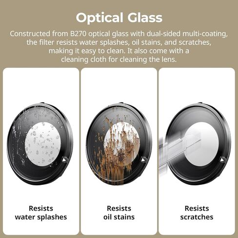 Smallrig Magnetic VND Filter ND2-ND32 لـ FUJIFILM X HANT ، التعديل الدقيق بدون خطوة 1-5 ، الزجاج البصري ، مقاوم للماء ومضاد للخلع ، لا يوجد صليب ، منع وهج (أسود) 5225 in Kuwait