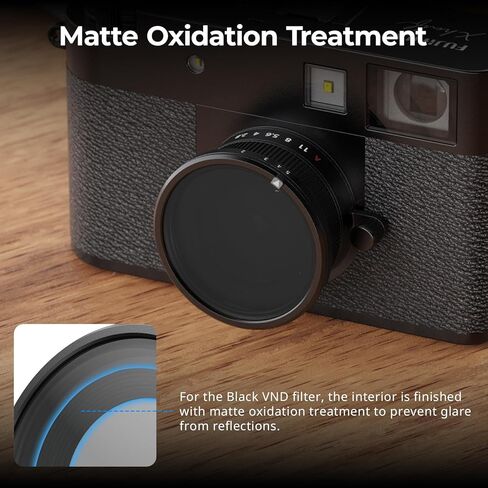 Smallrig Magnetic VND Filter ND2-ND32 لـ FUJIFILM X HANT ، التعديل الدقيق بدون خطوة 1-5 ، الزجاج البصري ، مقاوم للماء ومضاد للخلع ، لا يوجد صليب ، منع وهج (أسود) 5225 in Kuwait