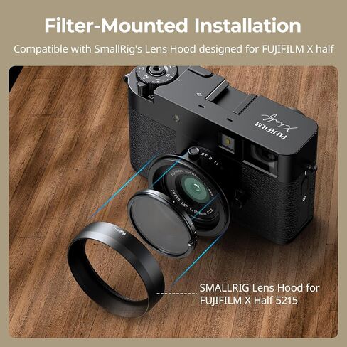 Smallrig Magnetic VND Filter ND2-ND32 لـ FUJIFILM X HANT ، التعديل الدقيق بدون خطوة 1-5 ، الزجاج البصري ، مقاوم للماء ومضاد للخلع ، لا يوجد صليب ، منع وهج (أسود) 5225 in Kuwait