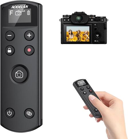 بالنسبة إلى Fujifilm ، قم بإعادة شحن الكاميرا عن بُعد التحكم في إطلاق مصراع Wireless Fearable مع Fuji X-T30 II ، X-S10 ، X100VI ، X-H2S ، X-H2 ، X-T5 ، X-T4 ، X-T3 ، X-S20 ، X-T-T-3 ، X-M5 ، X-E5 ، X HAND (الأسود) in Kuwait