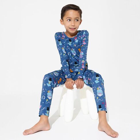 Bellabu Bear Casper Rayon من بيجامات الخيزران من قطعتين للبنين والبنات in Kuwait
