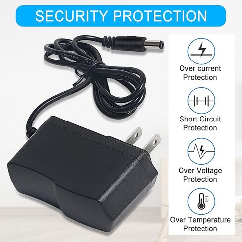DMX Console Accessories 12V DC Power Adapter, 12V Guitar Pedal Power Supply, 12 Volt 1000mA Charger Cord for Piano Keyboard, Guitar Effects Pedals Adapter Center Positive. in Kuwait