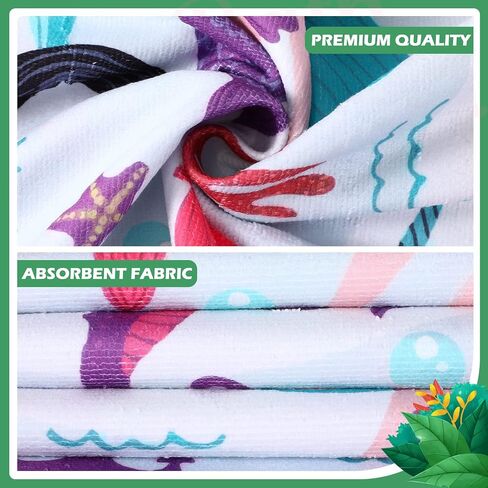 Chumia 3 Pack Kids Beach Beach Poncho مناشف حمام سباحة للسباحة مع غطاء محرك أقصى كثيف من القطن. in Kuwait