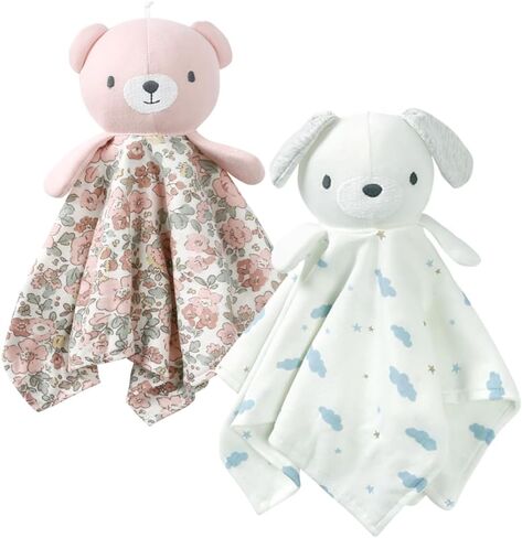 Kids Tales Newborn Baby Knotted Sleep Gown Printed Sleepwear Sleeping Bag Nightgown Infant Bear Security Blanket Snuggle Toy in Kuwait