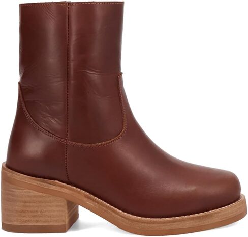 Dingo Women's Roxy Round Toe Block Zippered Western Boot in Saudi Arabia
