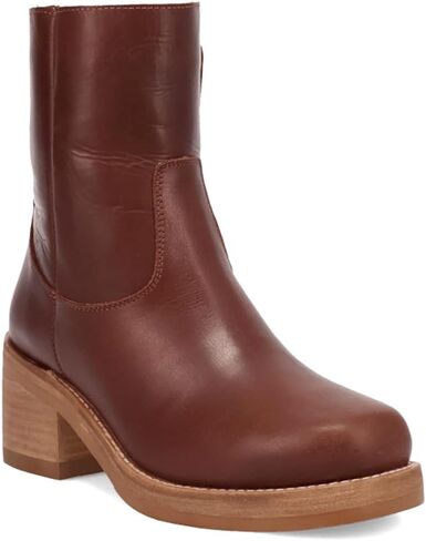 Dingo Women's Roxy Round Toe Block Zippered Western Boot in Saudi Arabia