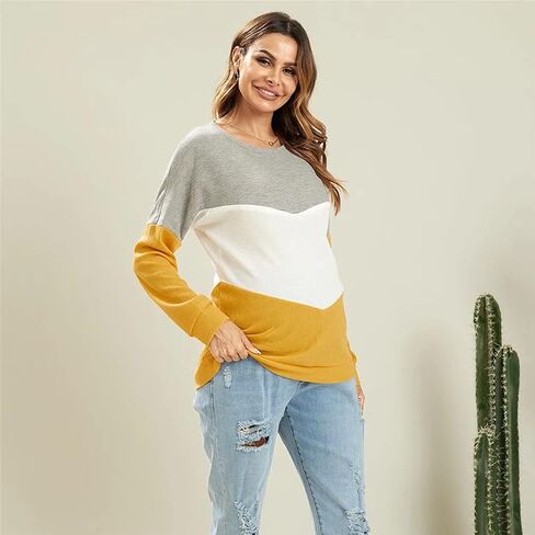 IFFEI Women's Maternity Nursing Tops Breastfeeding Tank Shirt Long Sleeve Nursing Clothes in Saudi Arabia