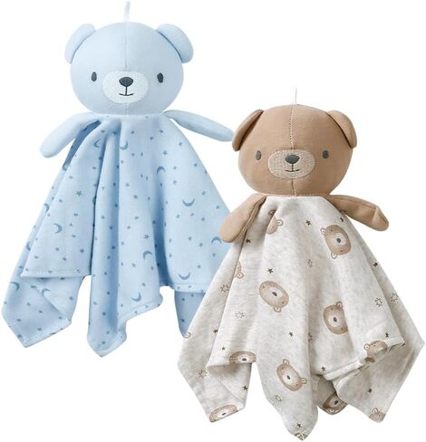 Kids Tales Newborn Baby Knotted Sleep Gown Printed Sleepwear Sleeping Bag Nightgown Infant Bear Security Blanket Snuggle Toy in Kuwait