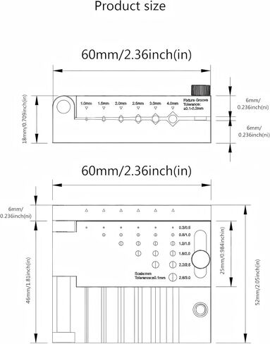 Round Rod Center Locator دليل الحفر الدليل JIG HULCING LOCATION TOOL TOULL SIDEMENT SIZE MODER MODEL TOULD ، الشكل DIY تعديل ، الحرف على عصي الغراء. in Saudi Arabia
