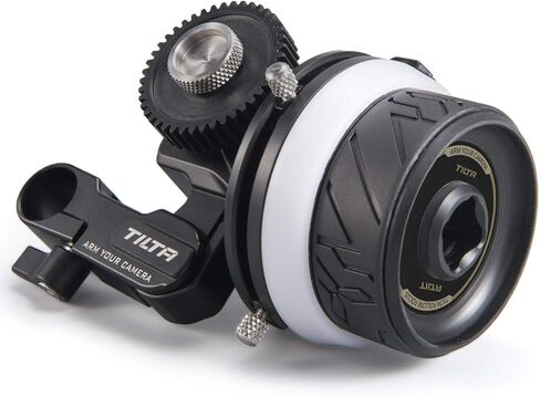 Tilta Pocket Follow Focus | Precise Focus Ring with A/B Stops | Fluid Damping System | 15mm Rod & Rod Holder | Works with Most Cameras & Lenses | Lightweight, Comfortable, and Compact Design (FF-T07) in Saudi Arabia