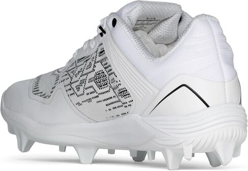 Boombah Viper Pureknit Women's Molded Cleat - White Out - Multiple Color Options - Multiple Sizes in Kuwait