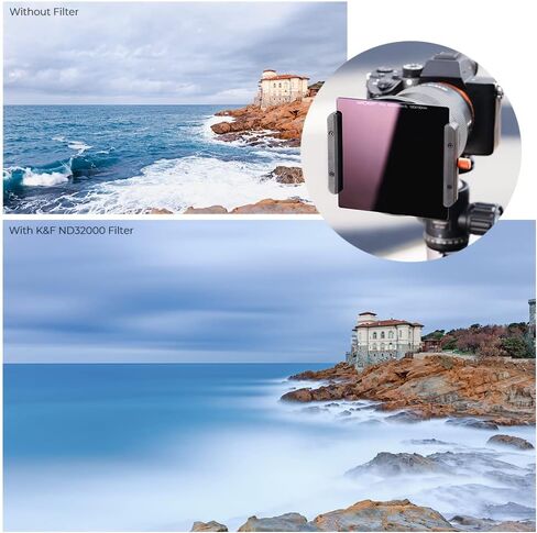 تصفية التصوير الفوتوغرافي الحدث السماوي Kit ND1000 + ND32000 + Soft GND8 + مجموعة حامل المرشح المعدني + 8 حلقات محول in Kuwait